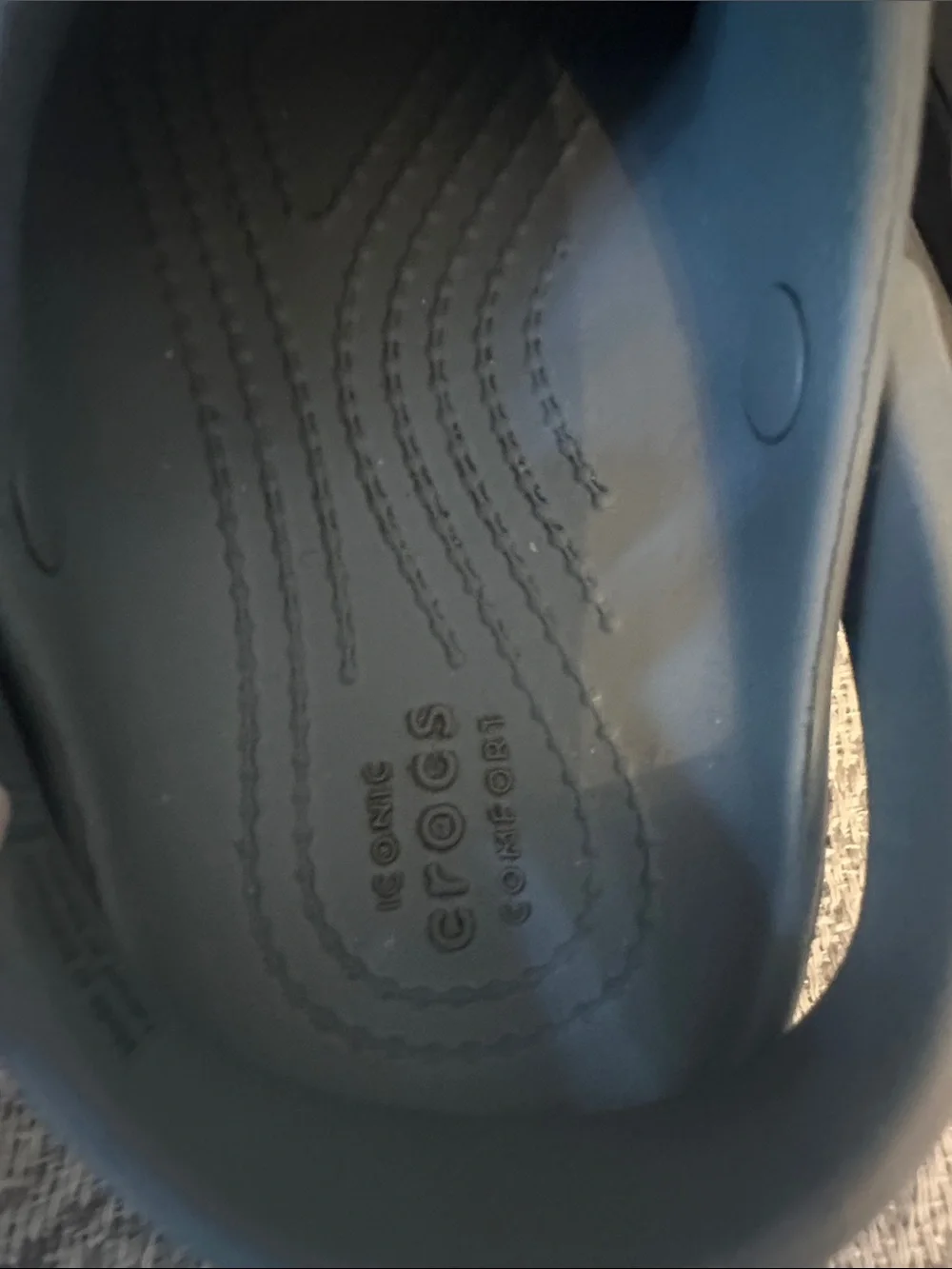 CROCS Classic Clog in Gray with Black Accents - Kids